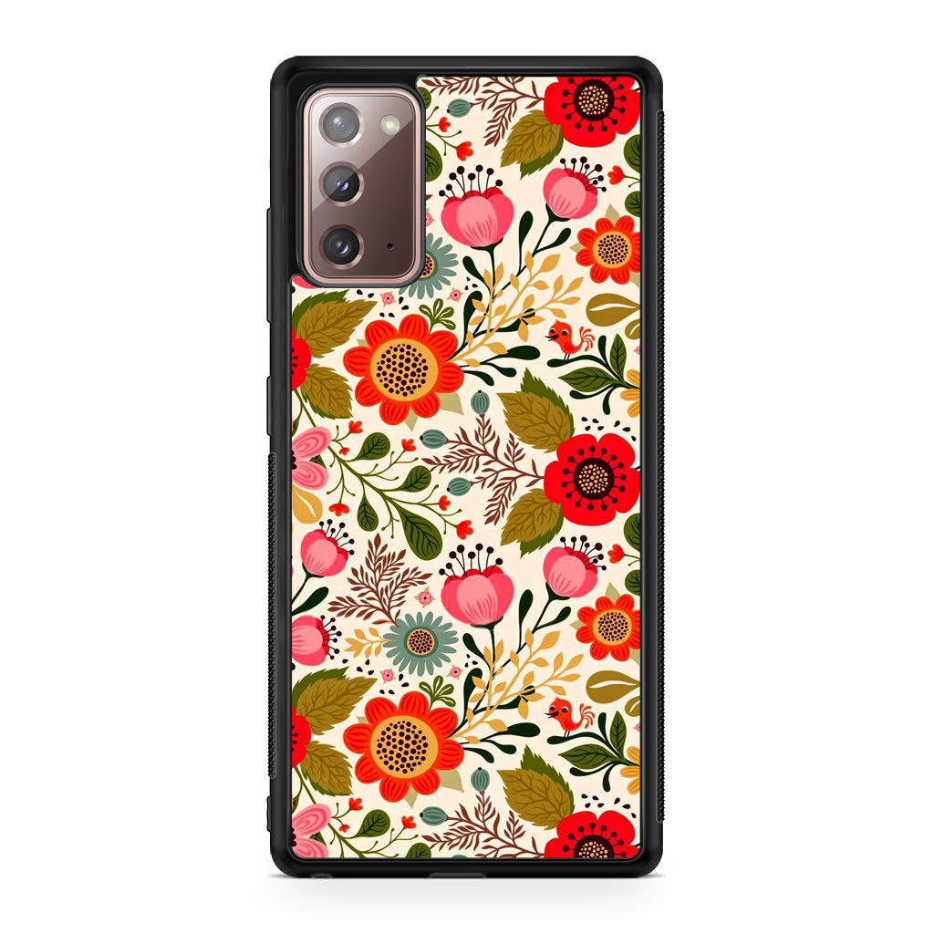 Hello Spring Pattern Galaxy Note 20 Case