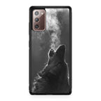 Howling Wolves Black and White Galaxy Note 20 Case