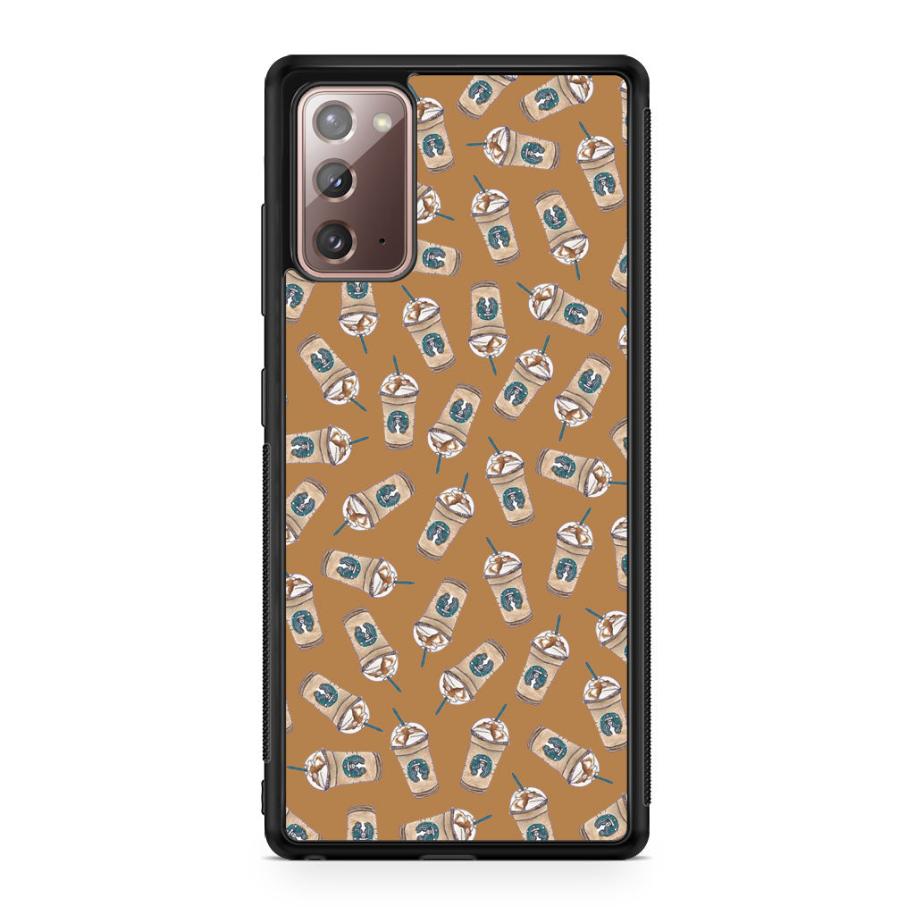 Iced Cappuccinos Lover Pattern Galaxy Note 20 Case