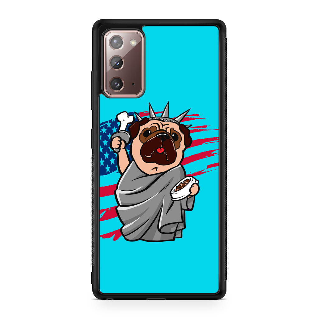 Independence Day Pug Galaxy Note 20 Case