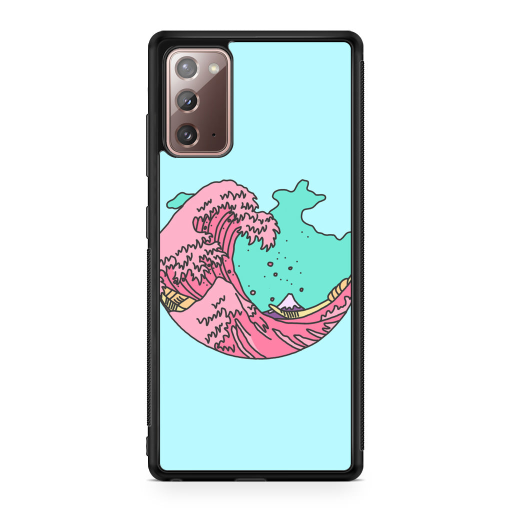 Japanese Pastel Wave Galaxy Note 20 Case