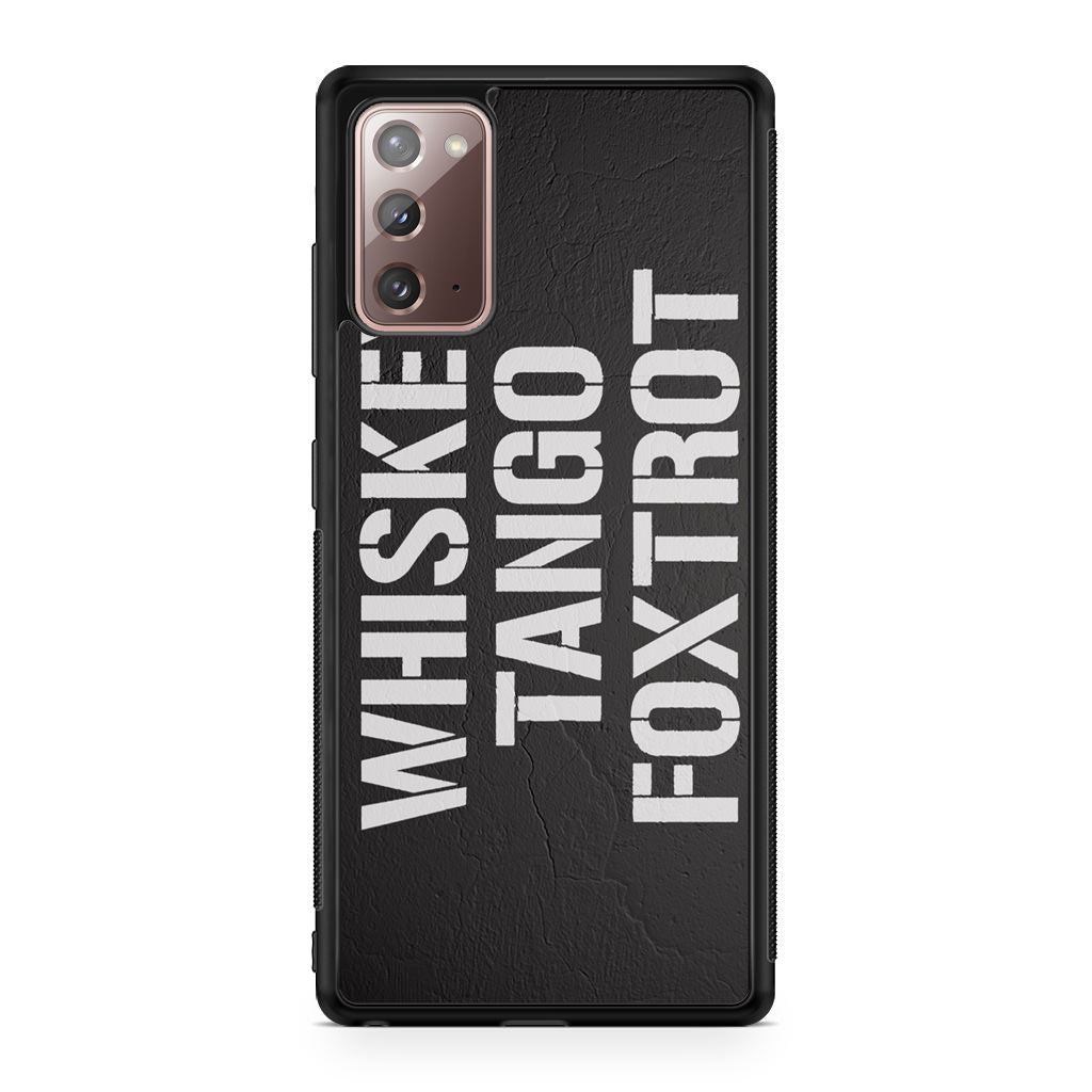 Military Signal Code Galaxy Note 20 Case