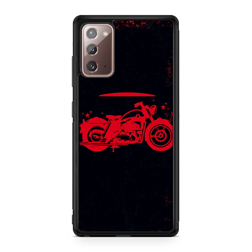 Motorcycle Red Art Galaxy Note 20 Case