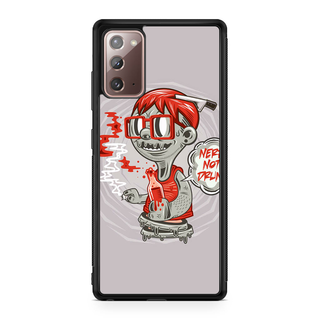 Nerd Not Drunk Zombie Galaxy Note 20 Case