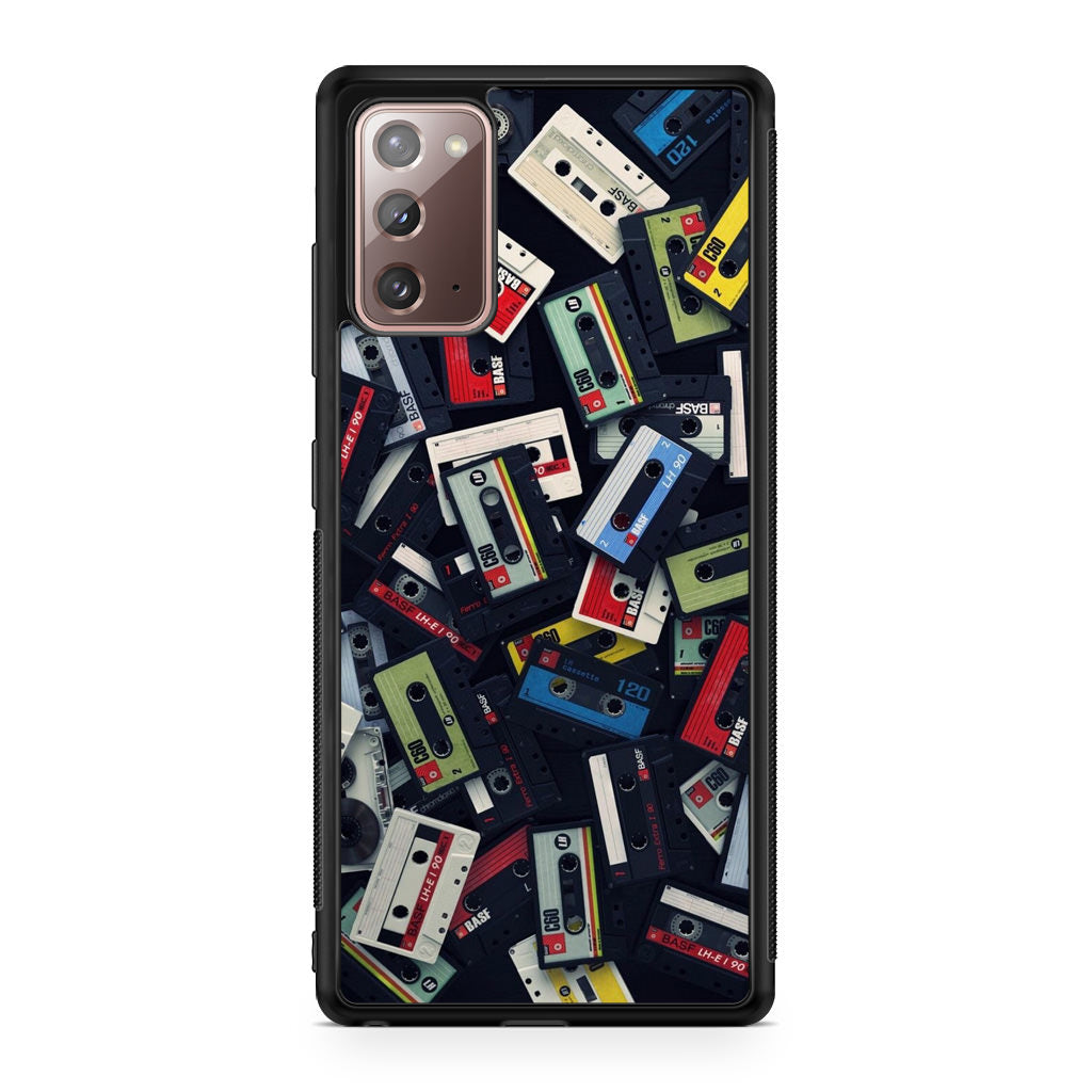 Old Vintage Cassettes Galaxy Note 20 Case