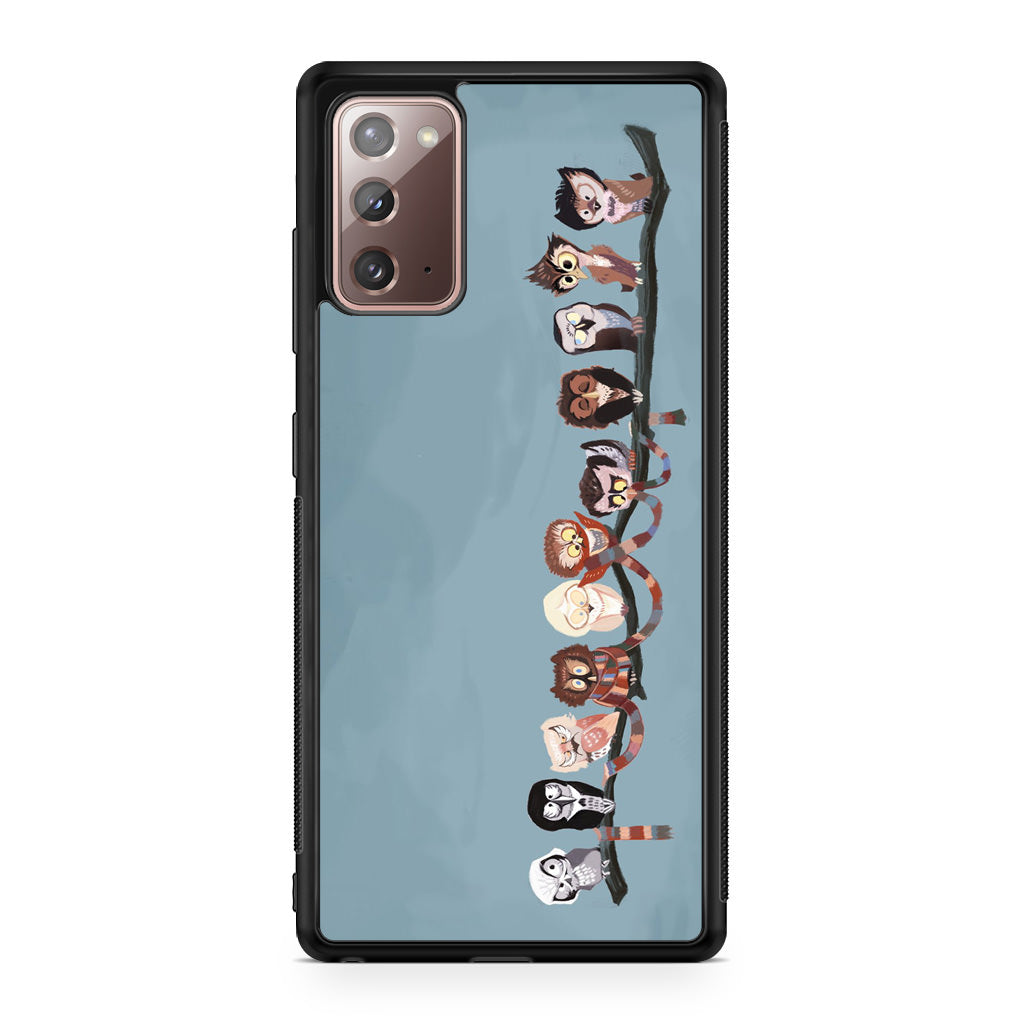 Owls on The Branch Galaxy Note 20 Case