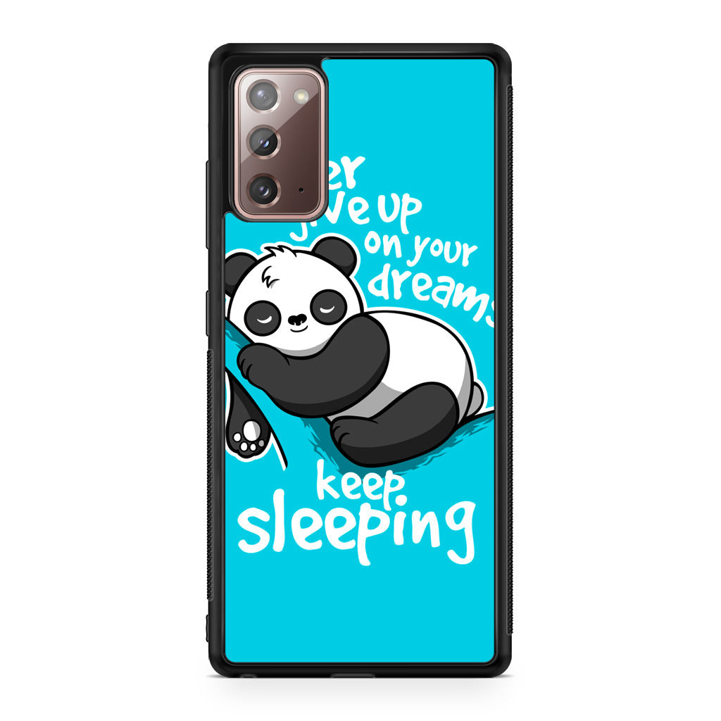 Panda Keep Sleeping Galaxy Note 20 Case