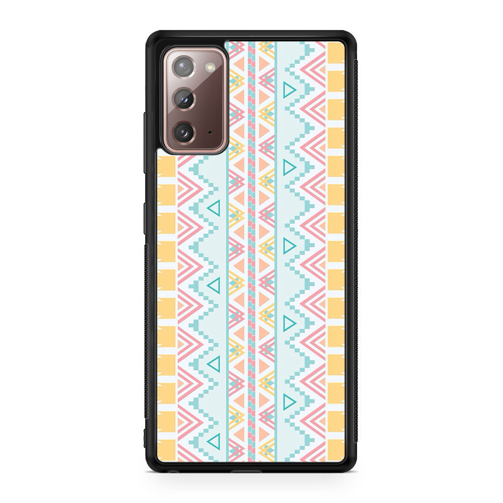 Peach Aztec Pattern Galaxy Note 20 Case