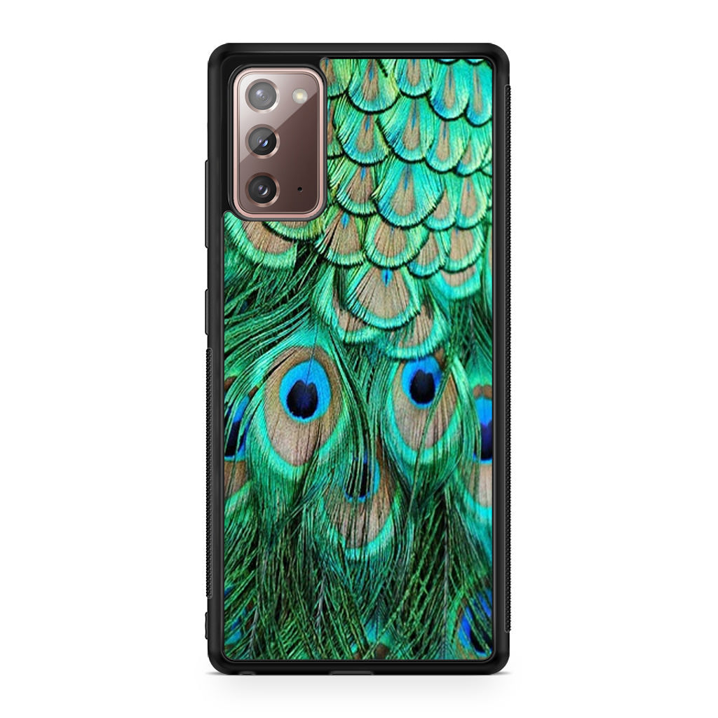 Peacock Feather Galaxy Note 20 Case