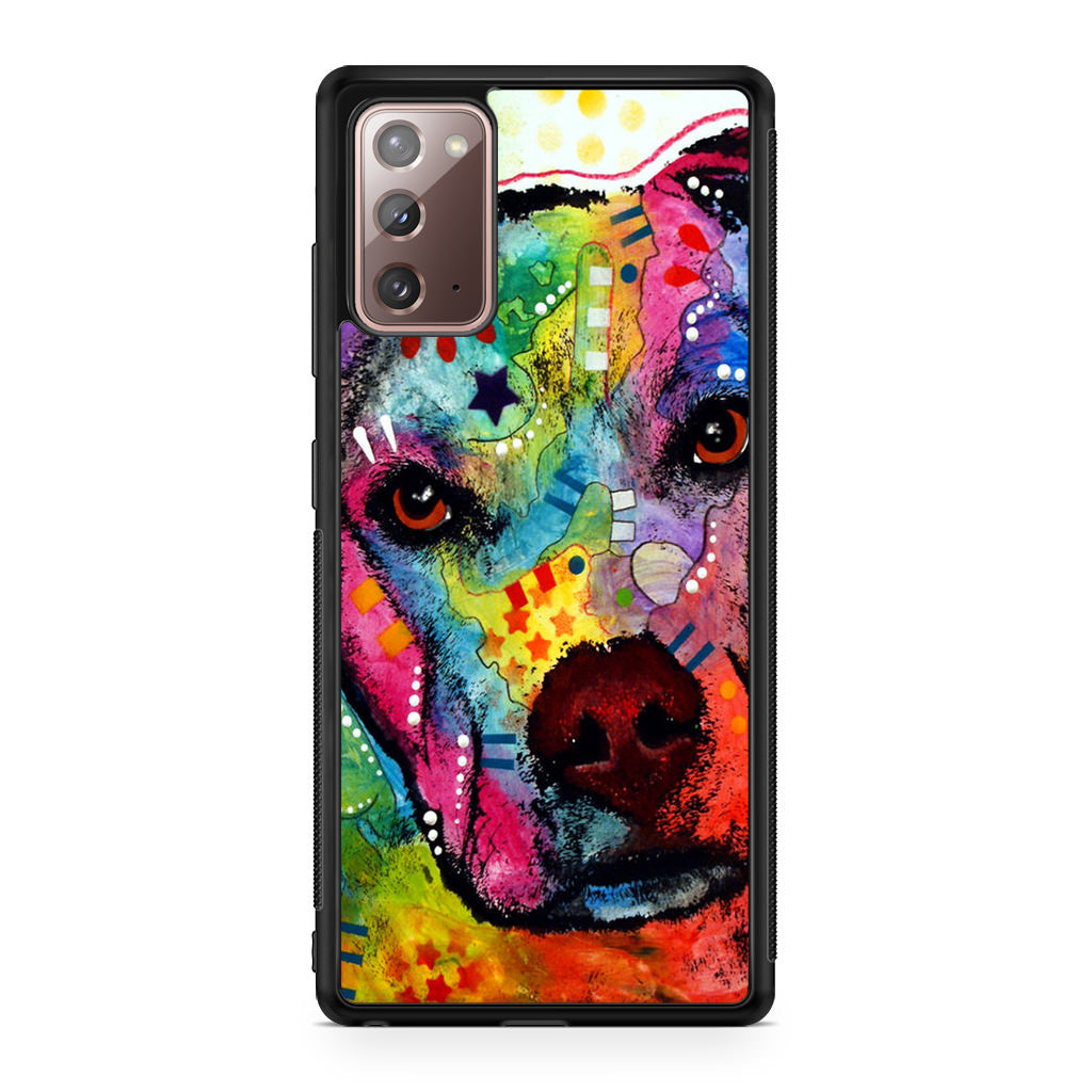 Pitbull Love Painting Galaxy Note 20 Case