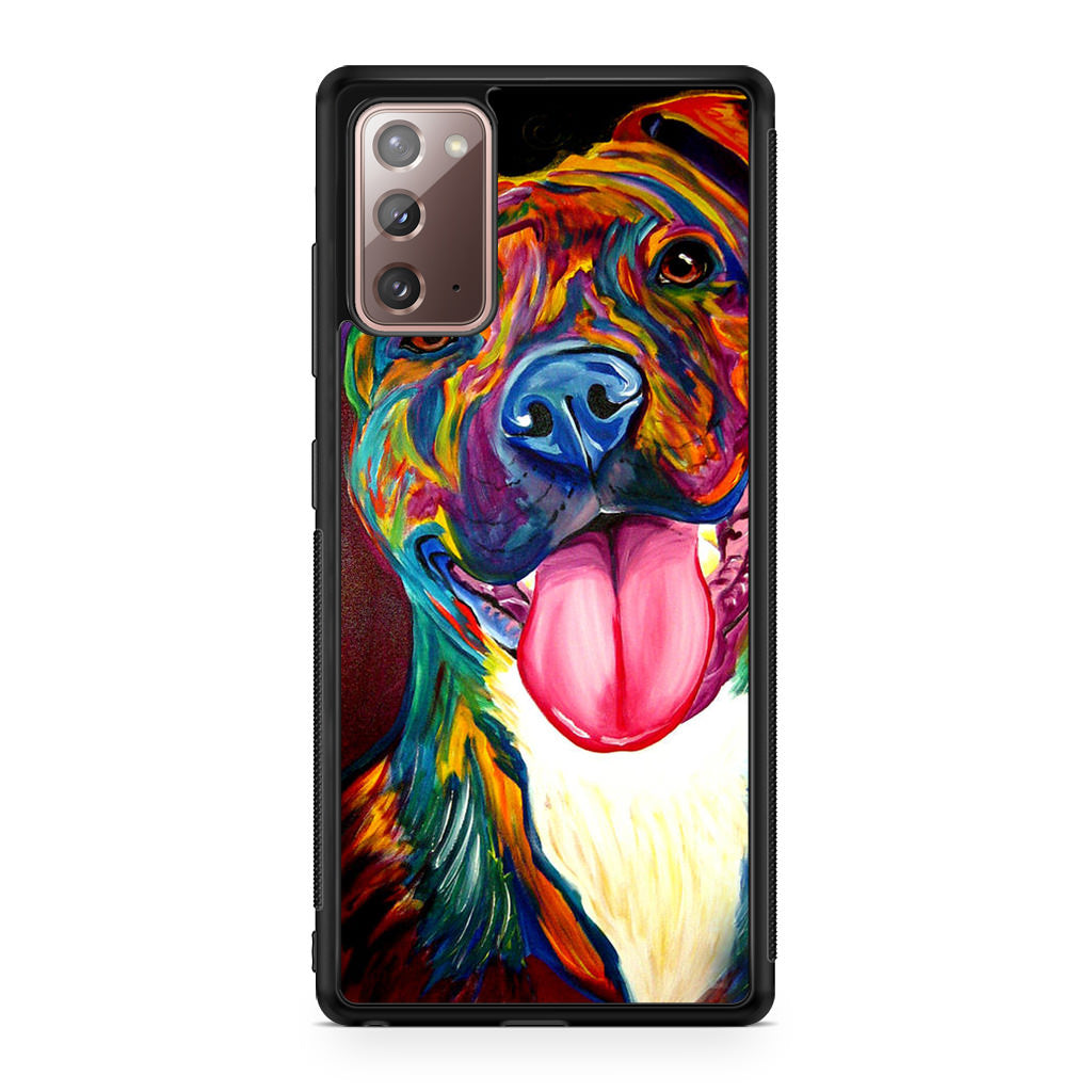 Pitbull Painting Art Galaxy Note 20 Case