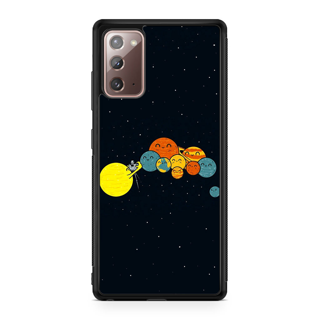 Planet Cute Illustration Galaxy Note 20 Case