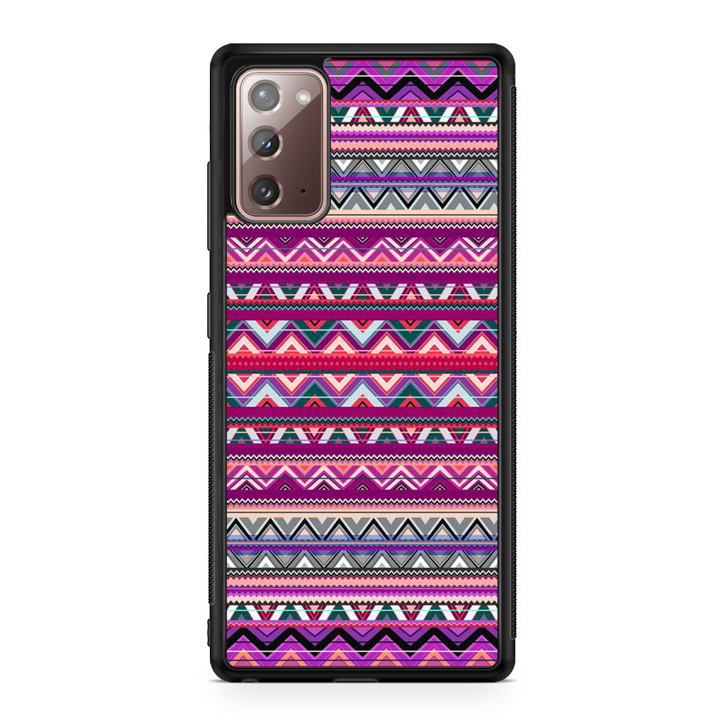 Purple Aztec Art Galaxy Note 20 Case