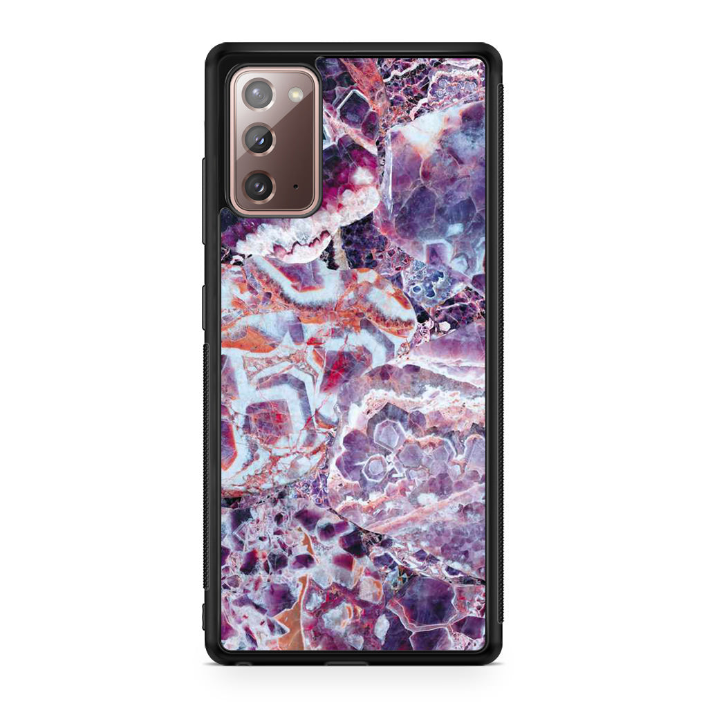 Purple Marble Galaxy Note 20 Case