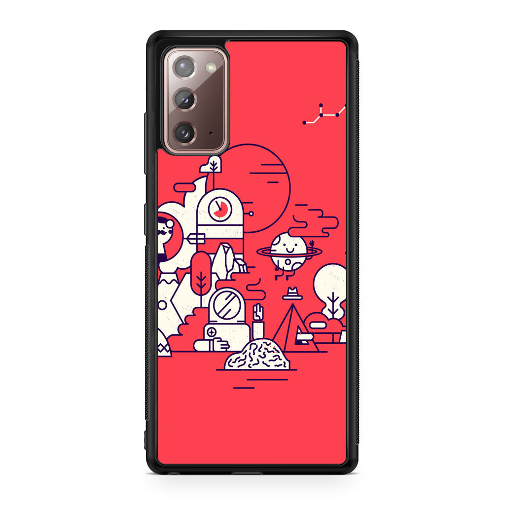 Red Planet Galaxy Note 20 Case