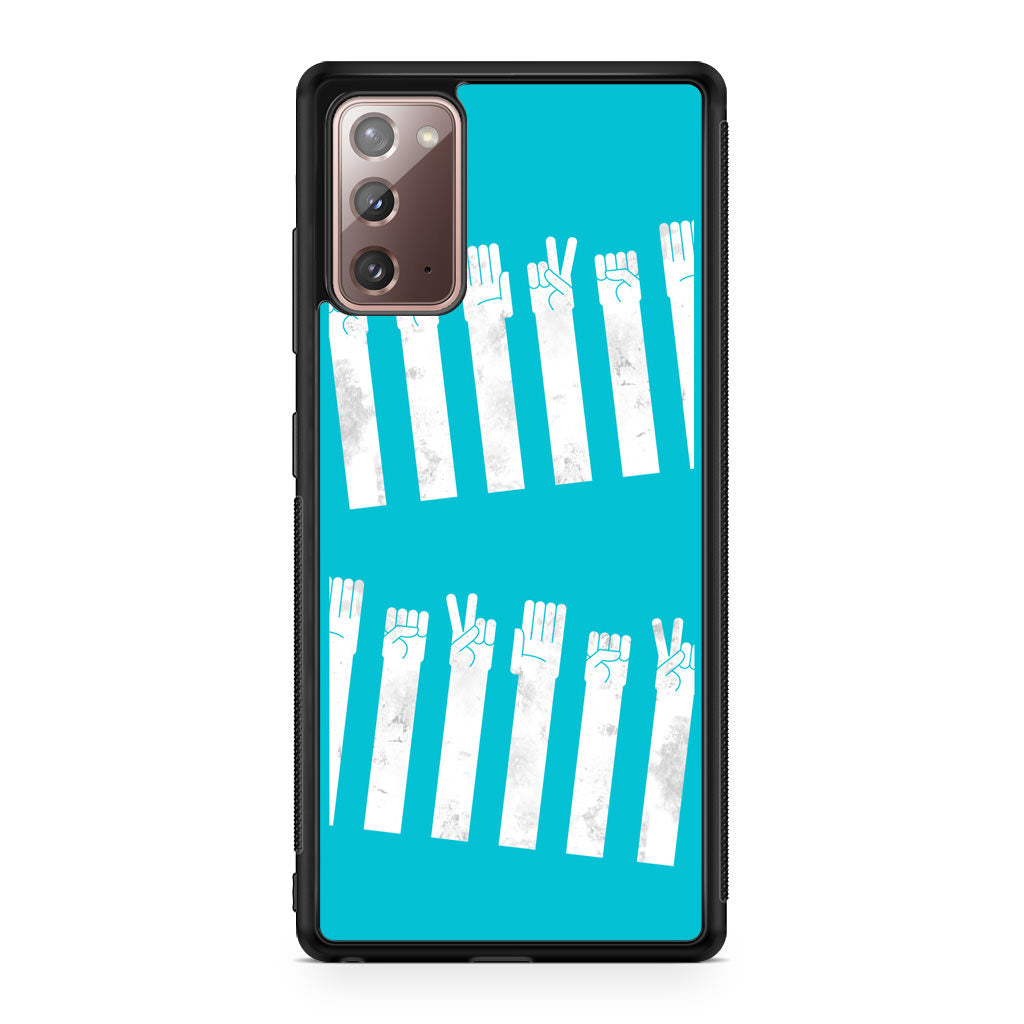 Rock Paper Scissors Zebra Crossing Galaxy Note 20 Case