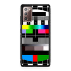 Scheme Pause TV Colorful Mesh Galaxy Note 20 Case