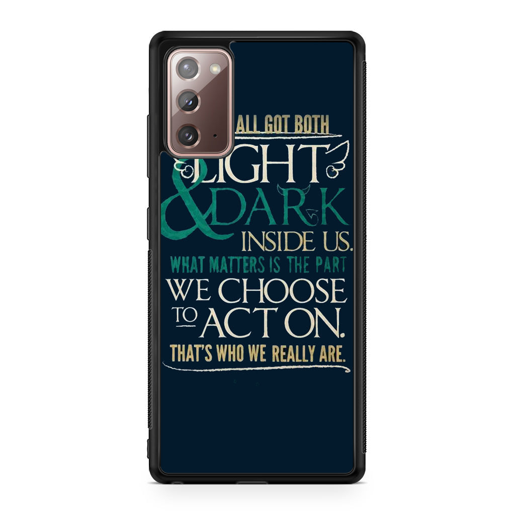 Sirius Black Quotes Galaxy Note 20 Case