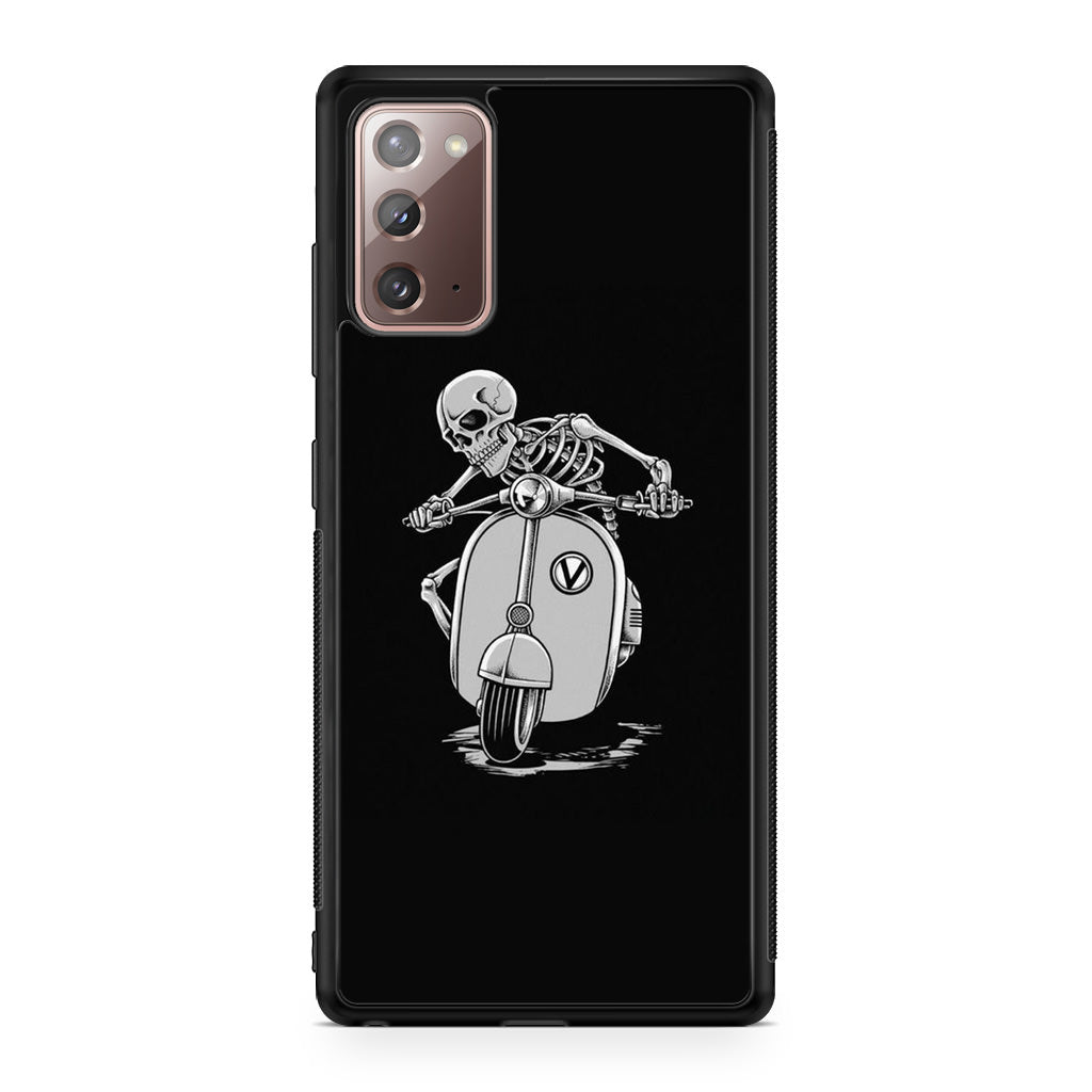 Skeleton Rides Scooter Galaxy Note 20 Case