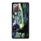 Skellington on a Starry Night Galaxy Note 20 Case