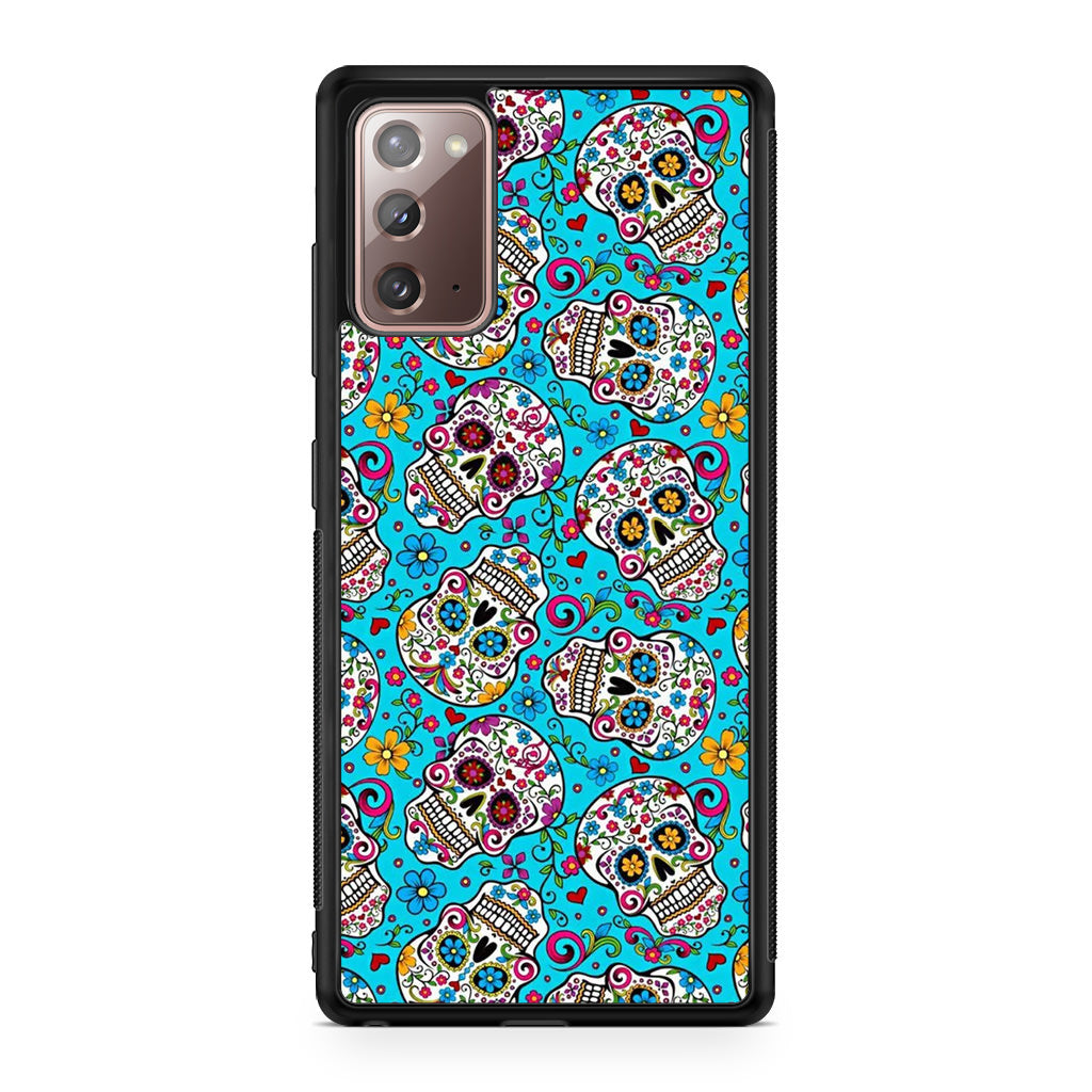 Skull Floral Sugar Galaxy Note 20 Case