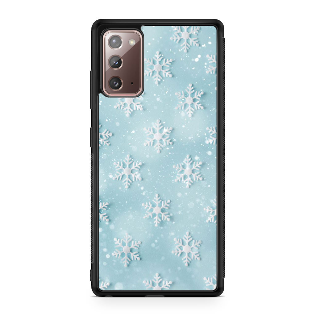 Snowflakes Pattern Galaxy Note 20 Case