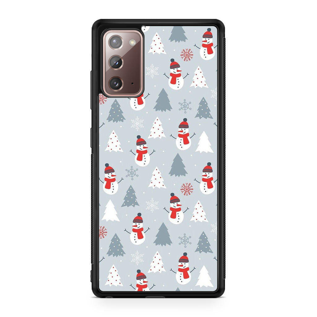 Snowmans Pattern Galaxy Note 20 Case