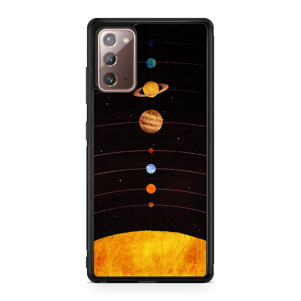 Solar System Galaxy Note 20 Case