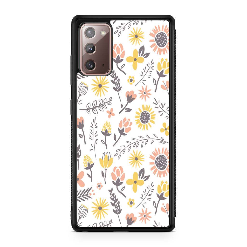 Spring Things Pattern Galaxy Note 20 Case