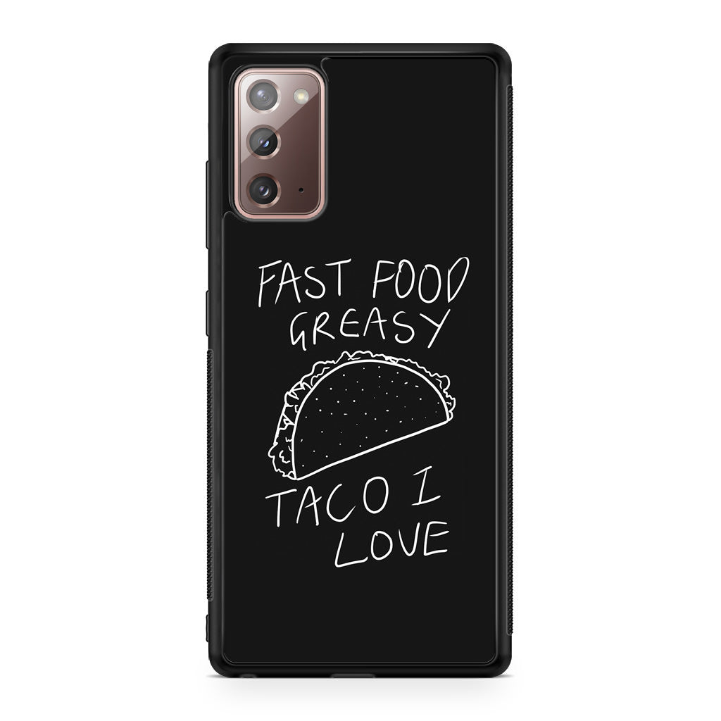 Taco Lover Galaxy Note 20 Case