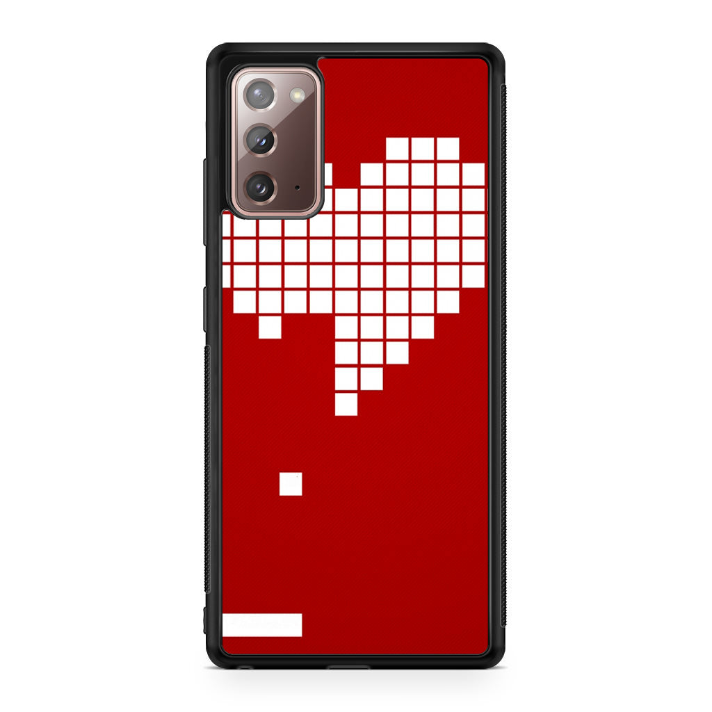 Tetris Heart Galaxy Note 20 Case