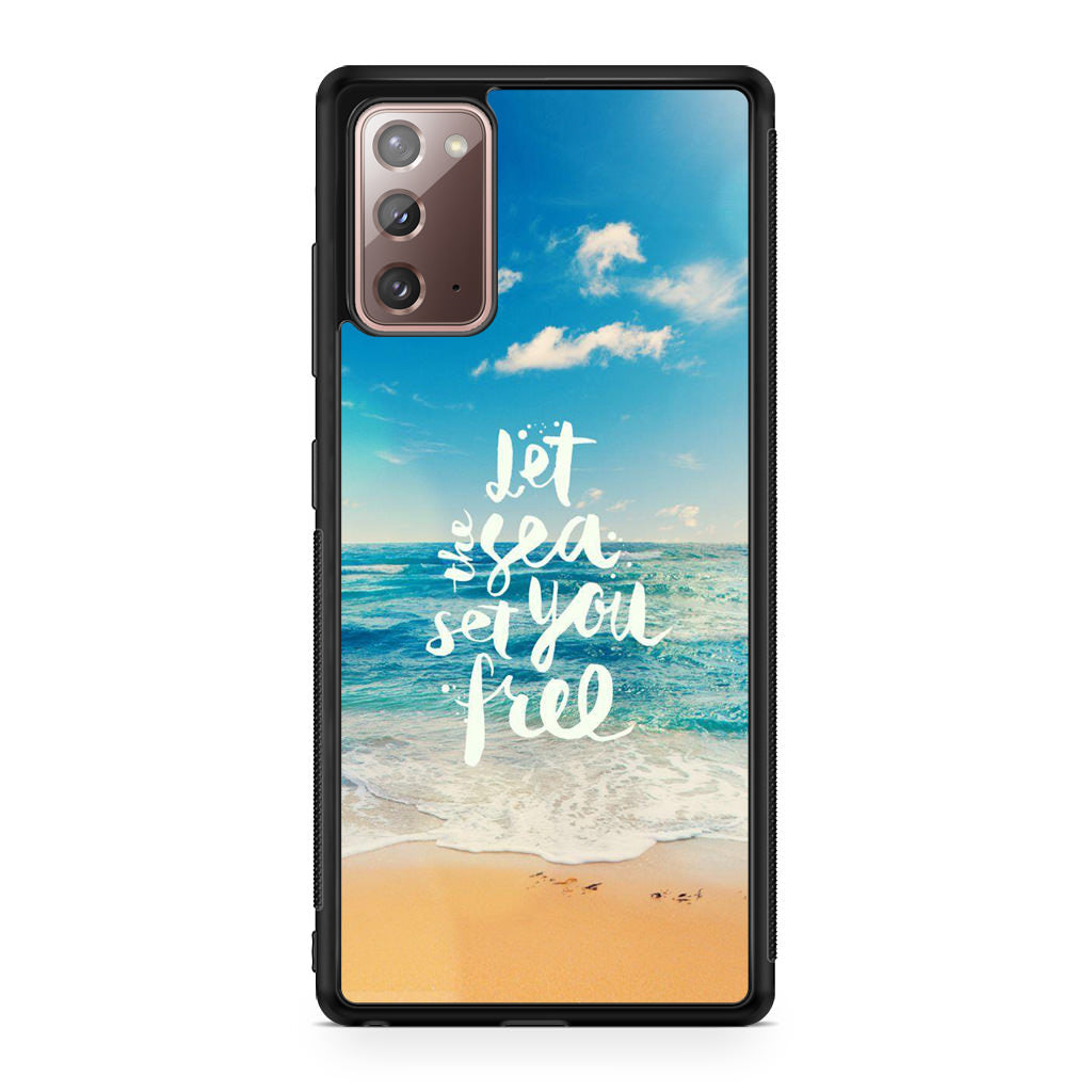 The Sea Set You Free Galaxy Note 20 Case