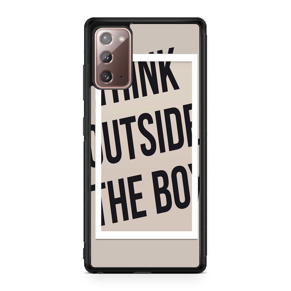 Think Outside The Box Galaxy Note 20 Case