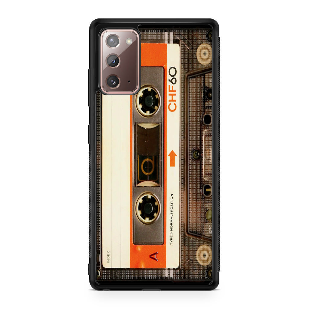 Vintage Audio Cassette Galaxy Note 20 Case