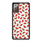 Watermelon Fruit Pattern White Galaxy Note 20 Case