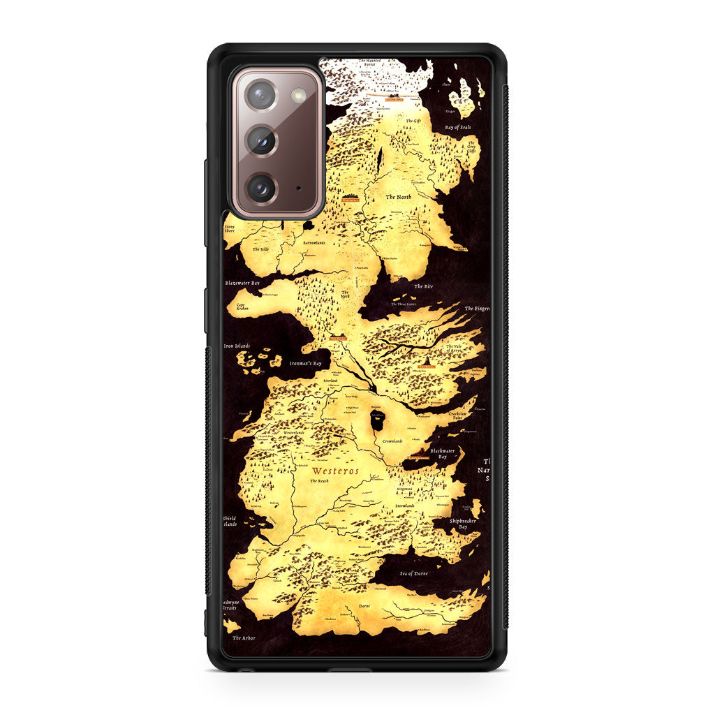 Westeros Map Galaxy Note 20 Case