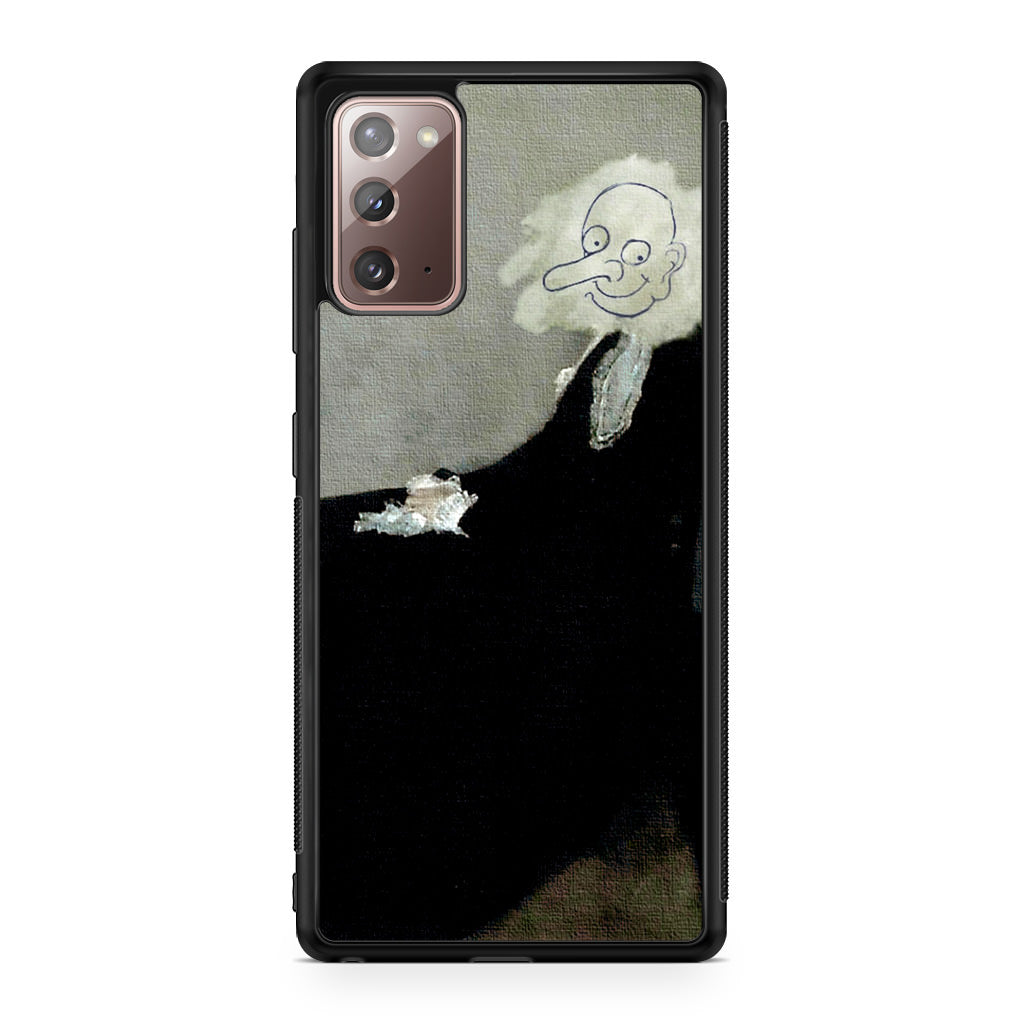 Whistler's Mother by Mr. Bean Galaxy Note 20 Case