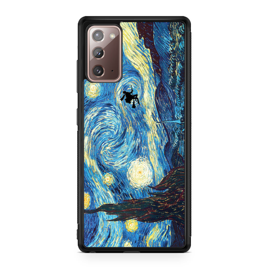 Witch on The Starry Night Sky Galaxy Note 20 Case