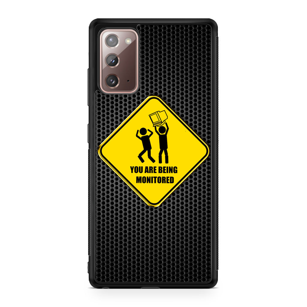 You Are Being Monitored Galaxy Note 20 Case