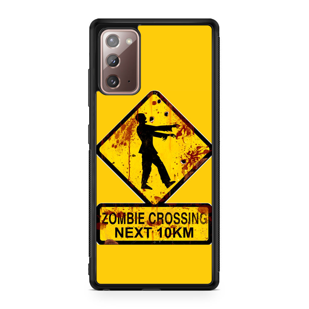 Zombie Crossing Sign Galaxy Note 20 Case