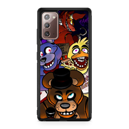 Five Nights at Freddy's Characters Galaxy Note 20 Case