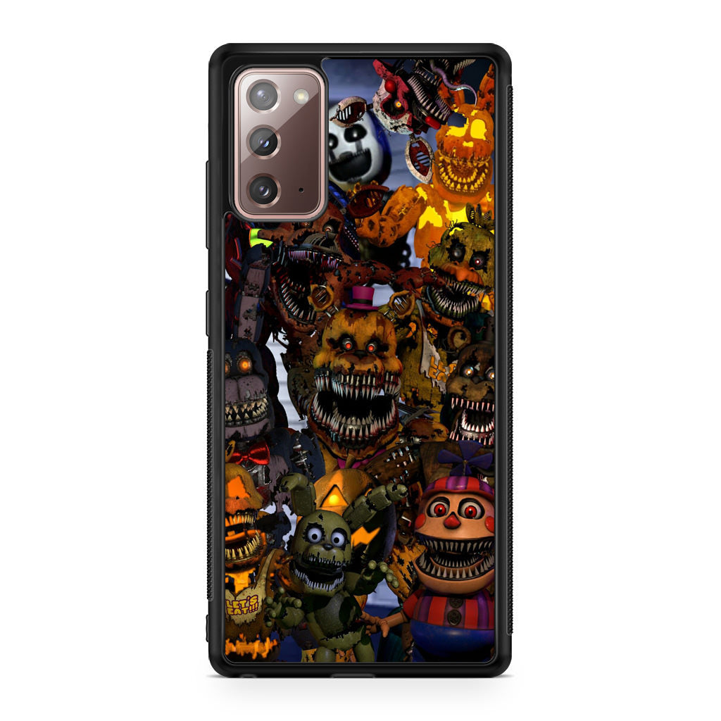 Five Nights at Freddy's Scary Characters Galaxy Note 20 Case