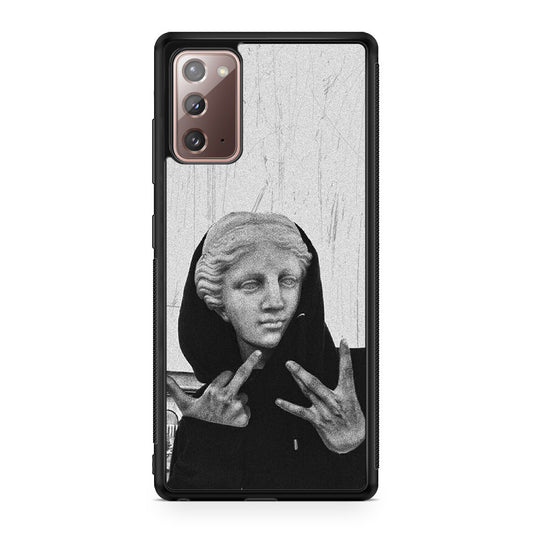 Greek Statue Wearing Hoodie Galaxy Note 20 Case