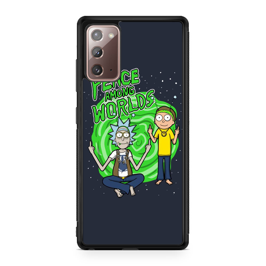 Rick And Morty Peace Among Worlds Galaxy Note 20 Case