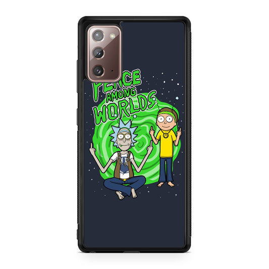 Rick And Morty Peace Among Worlds Galaxy Note 20 Case