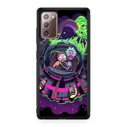 Rick And Morty Spaceship Galaxy Note 20 Case