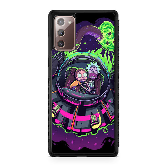 Rick And Morty Spaceship Galaxy Note 20 Case