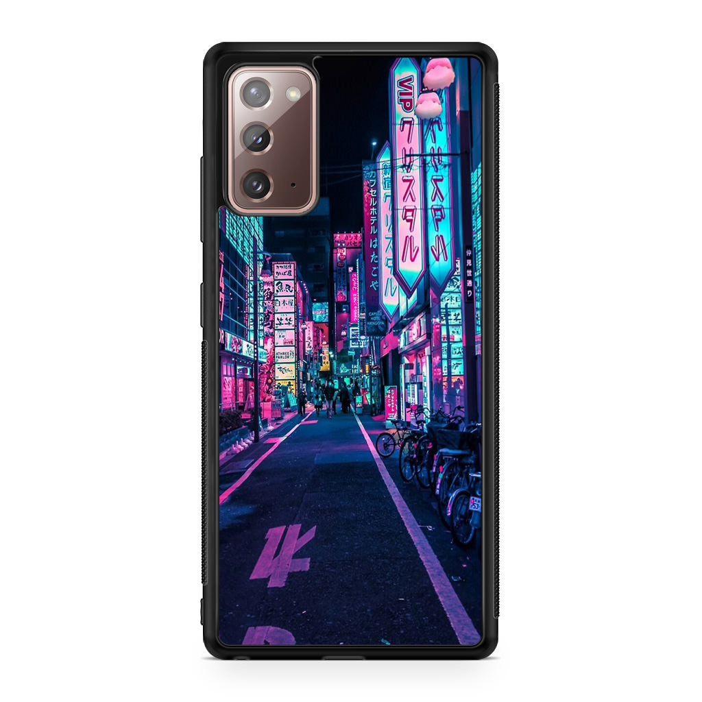 Tokyo Street Wonderful Neon Galaxy Note 20 Case