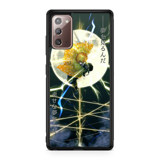 Zenitsu Demon Slayer Galaxy Note 20 Case