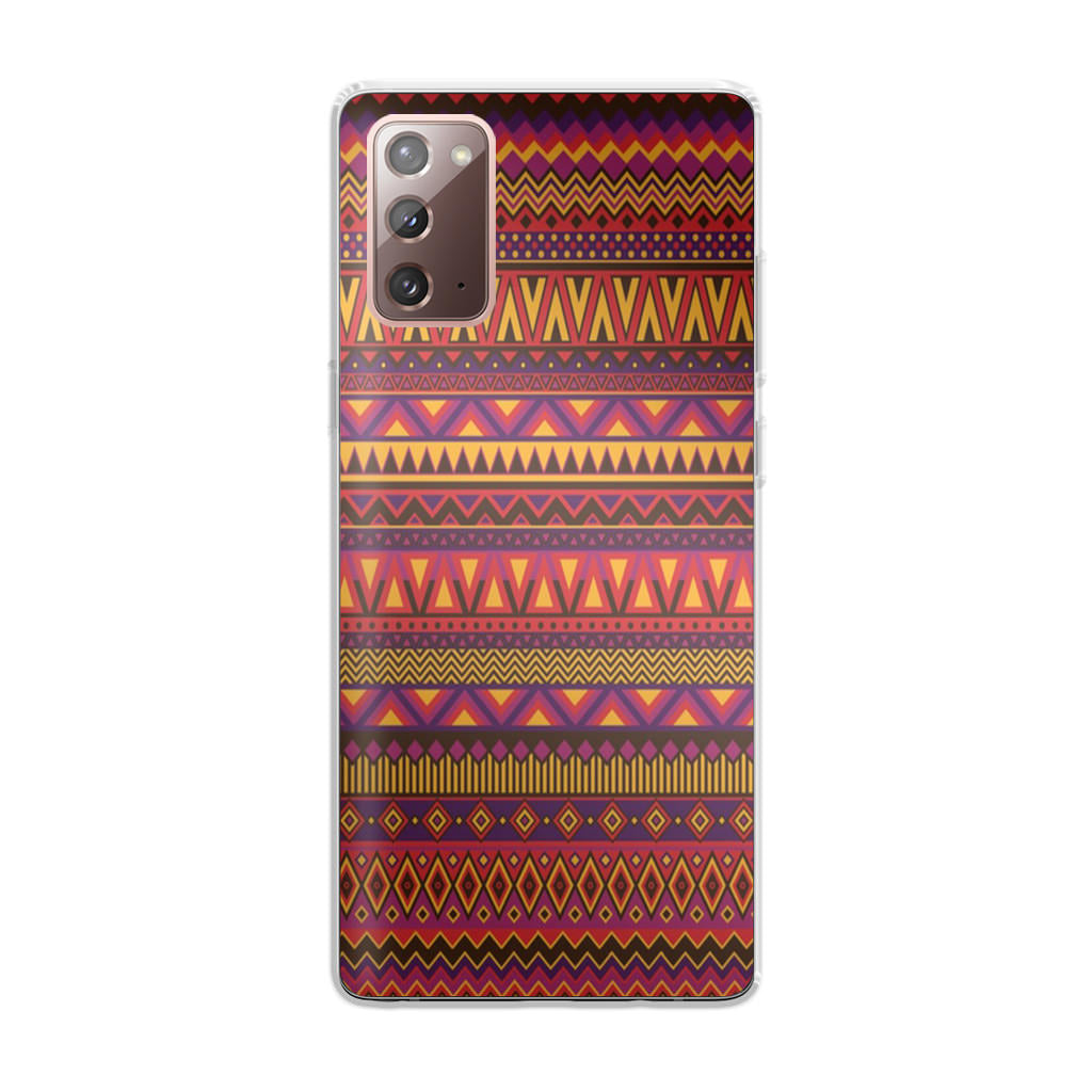 African Aztec Pattern Galaxy Note 20 Case